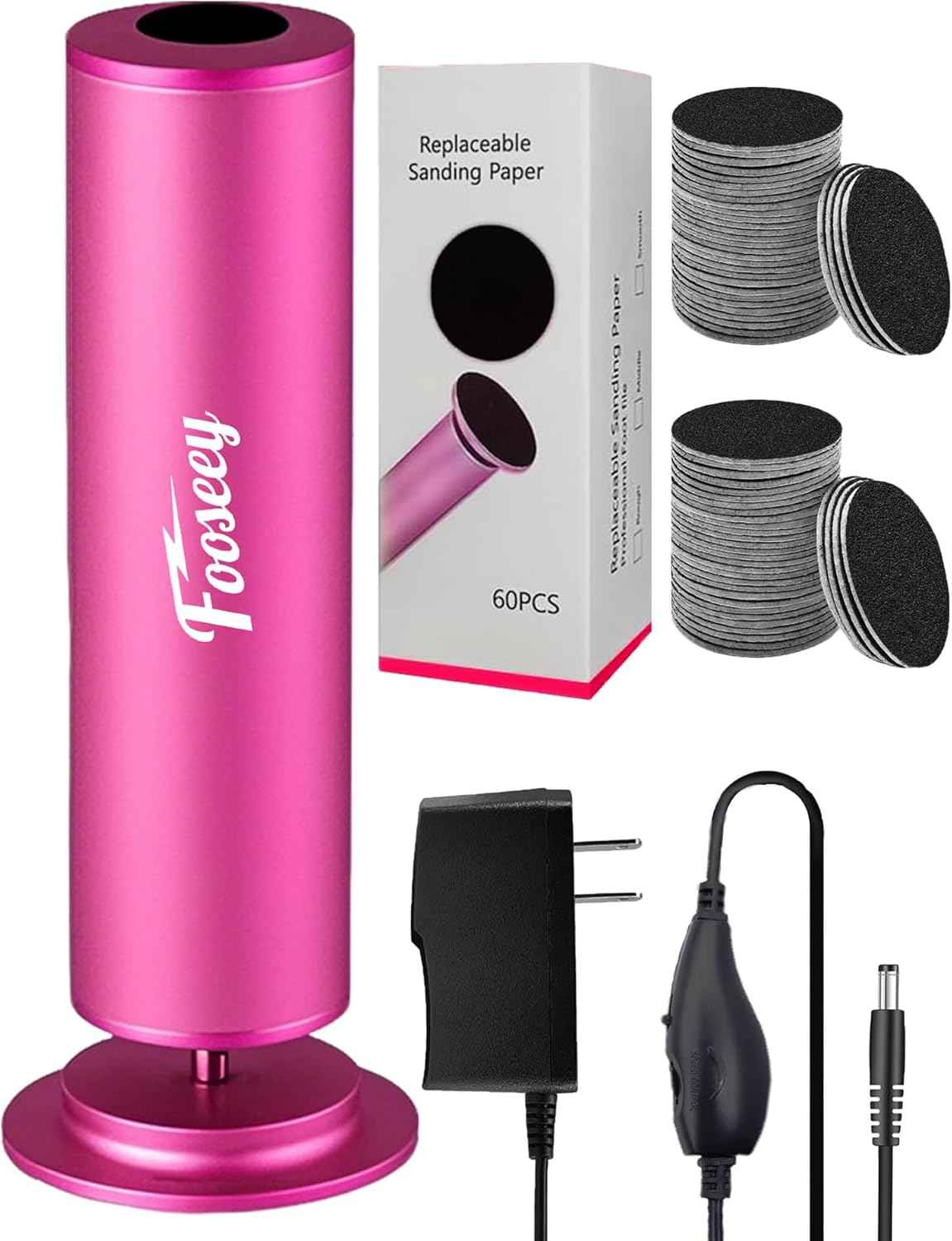 Professional Foot Callus Remover Kit with 120 Extra Disks for Smooth Feet