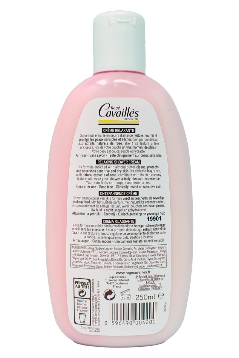 Rogà Cavaillès Almond Butter And Rose Shower Cream 250Ml