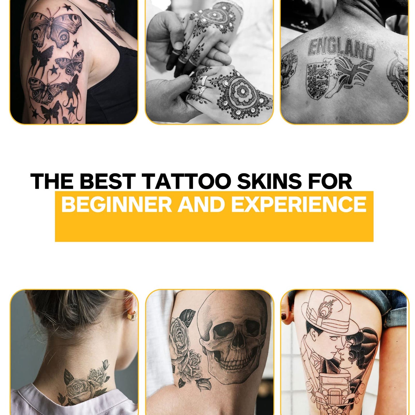 12 Pcs Tattoo Fake Skin Kit, 3mm 12x8in Thick Pound of Flesh Tattoo for Tattooing, Blank Tattoo Practice Skin for Tattoo Beginner & Experienced Tattoo Artist (12x8in-12pcs)