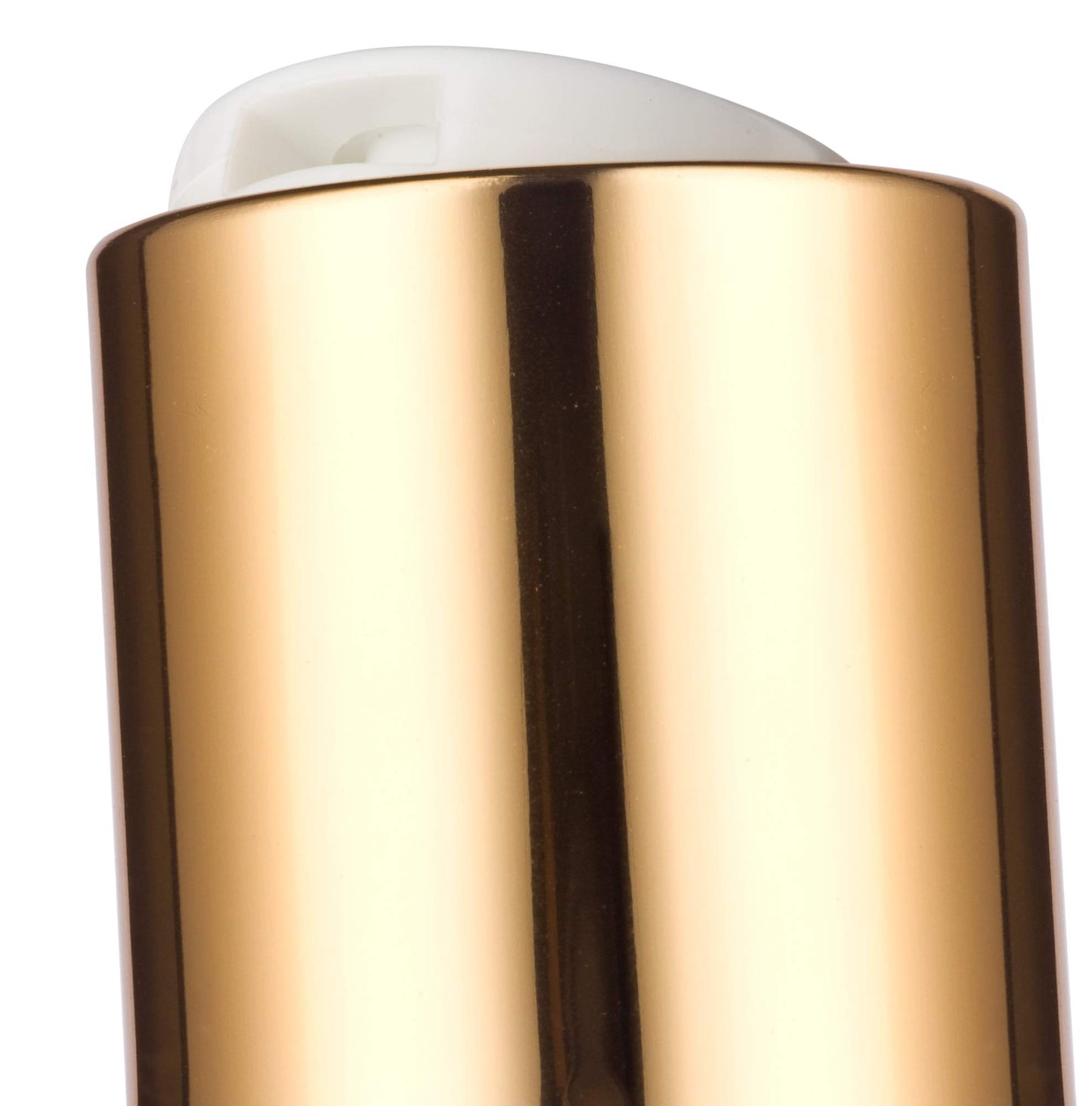 JUVITUS (12 Pack) 2 oz Clear Natural Refillable Plastic Squeeze Bottle with Gold Metal Disc Cap Top