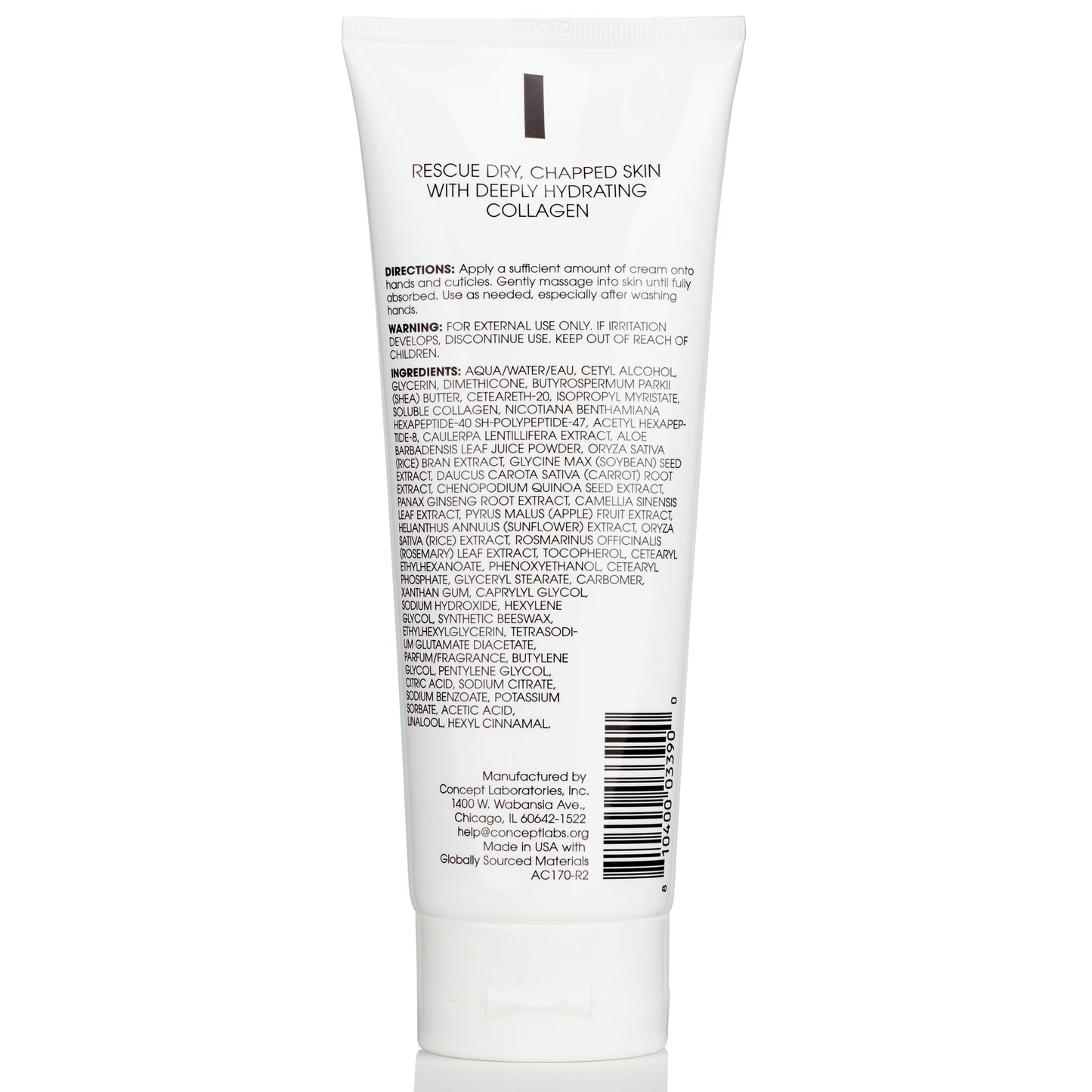 Advanced Clinicals Collagen Hand & Body Cream Skin Care Moisturizer Lotion For Dry Cracked Skin. Soothing & Hydrating Plant Collagen Lotion W/Aloe Vera, Green Tea, & Shea Butter, Large 8 Fl Oz