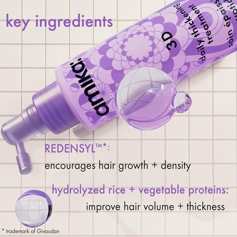 Amika 3D Daily Thickening Treatment - Boost Volume & Fullness | 120ml
