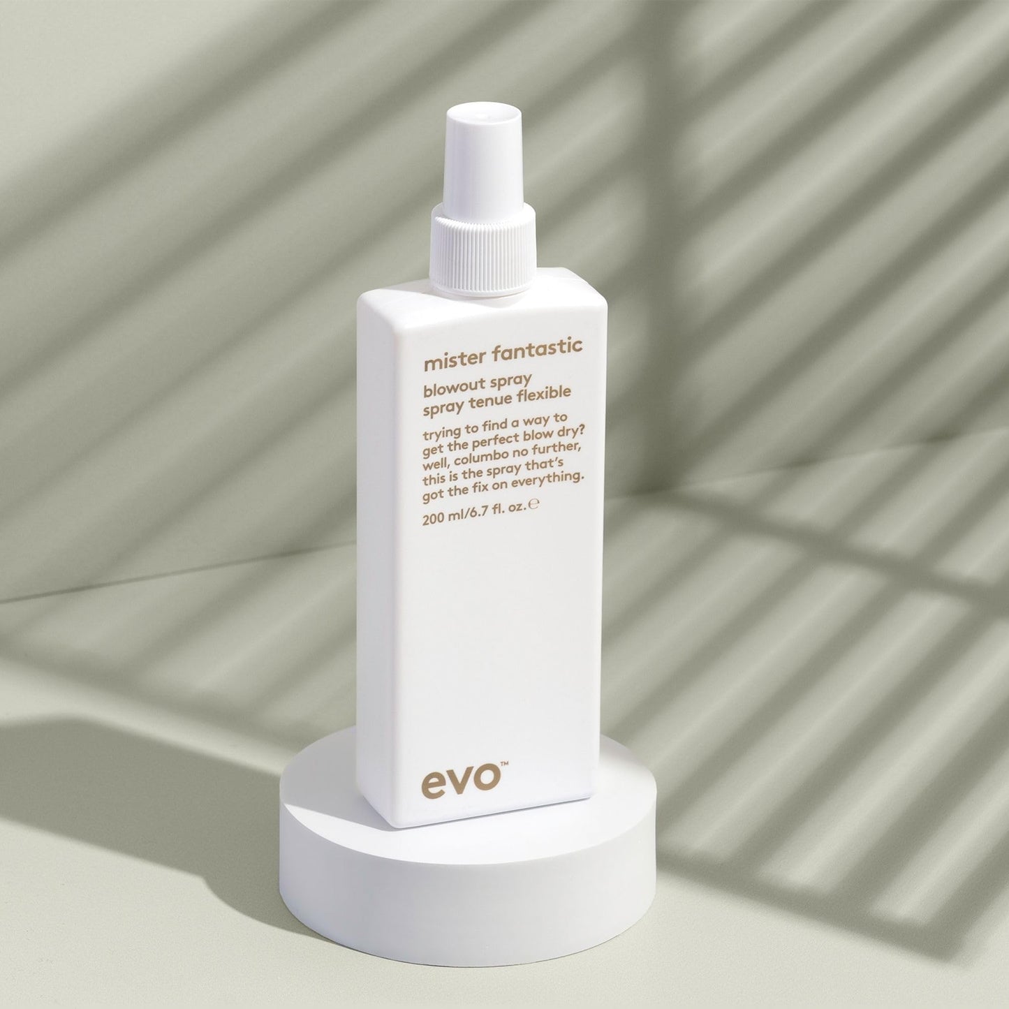 EVO Mister Fantastic Blowout Spray - Improves Style, Builds Body & Reduces Blow-Drying Time - Heat Protection Styling Spray - 200ml / 6.8fl.oz