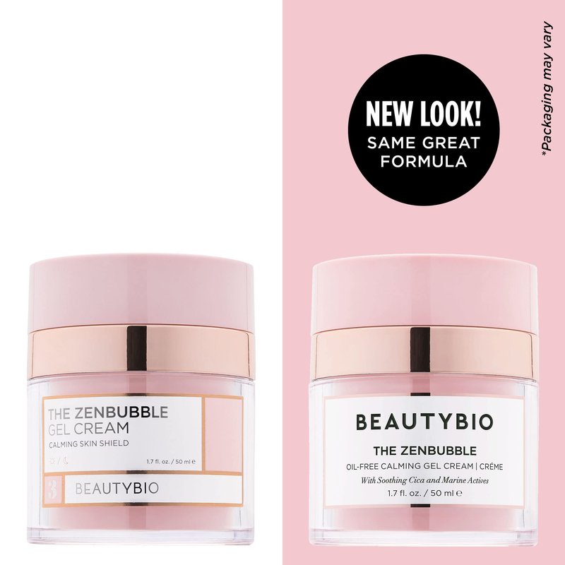 BeautyBio ZenBubble Oil-Free Calming Gel Cream. Calm and correct sensitive, blemish-prone skin