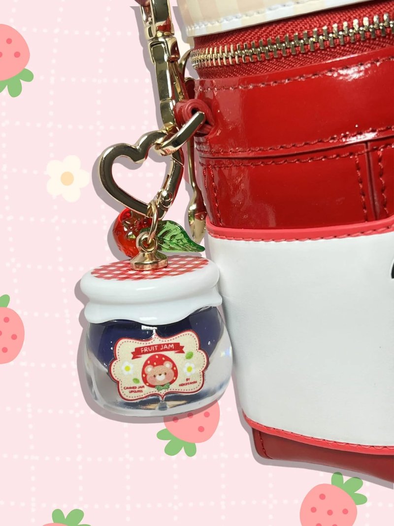Nekoyanin Fruit Jam Lip Gloss Keychain (Lilly Pilly, 1.5oz)