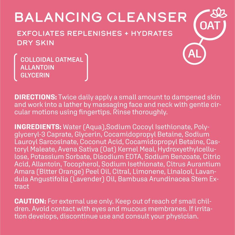 DCL Skincare Balancing Cleanser for Clearer, Smoother Skin, 8.0 Fl oz