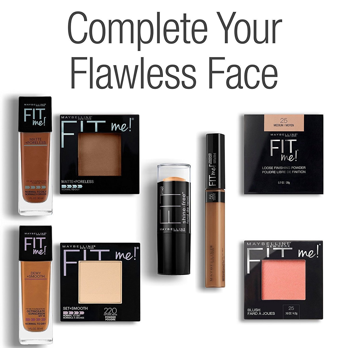 Maybelline New York Fit Me Liquid Concealer Makeup, Medium, 50 CAFÉ , Each 2 Count of 0.23 Fl Oz