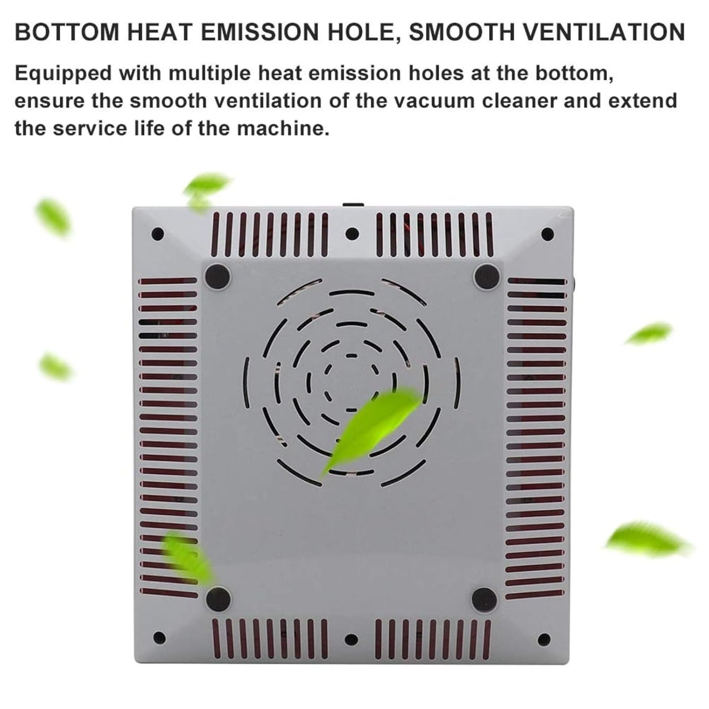 80W Nail Vacuum Cleaner - Strong Suction Dust Collector for Acrylic & Gel Nails