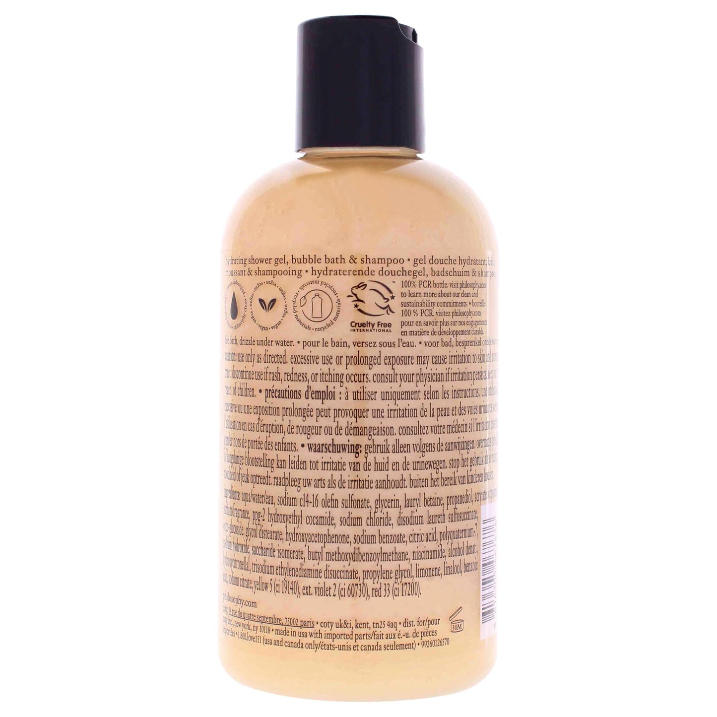 Fresh Cream Warm Cashmere by Philosophy for Unisex - 8 oz Shower Gel