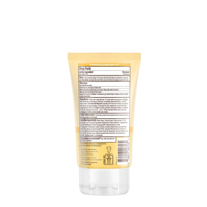 Babo Botanicals Hydrating Milk Mineral Sunscreen SPF 30 with Dewy Finish – Lightweight Zinc Oxide Daily Face Sunscreen for Sensitive Skin – EWG Verified – Broad Spectrum UVA/UVB Protection