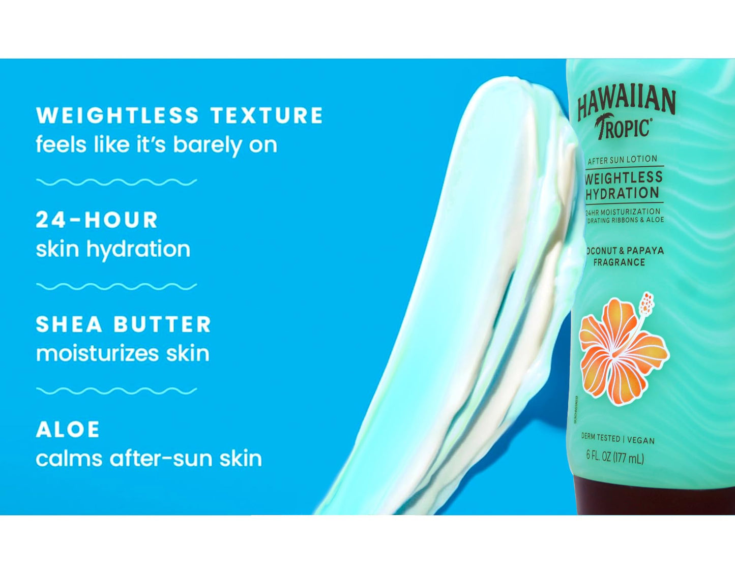 Hawaiian Tropic Silk Hydration After Sun Lotion 6 Ounce (177ml) (3 Pack)