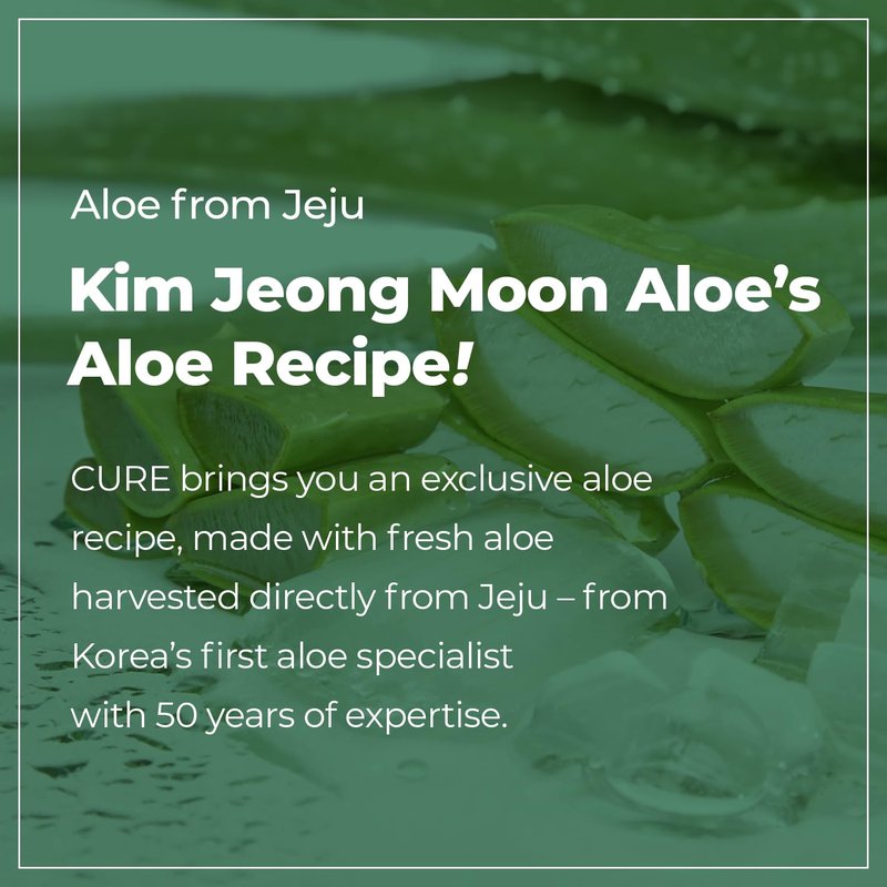 CURE Aloe Vera Foam Cleanser – Hydrating Gentle Korean Face Wash with Aloe & Centella for Sensitive Skin, Pore Care & Deep Cleansing, 3.38 fl oz