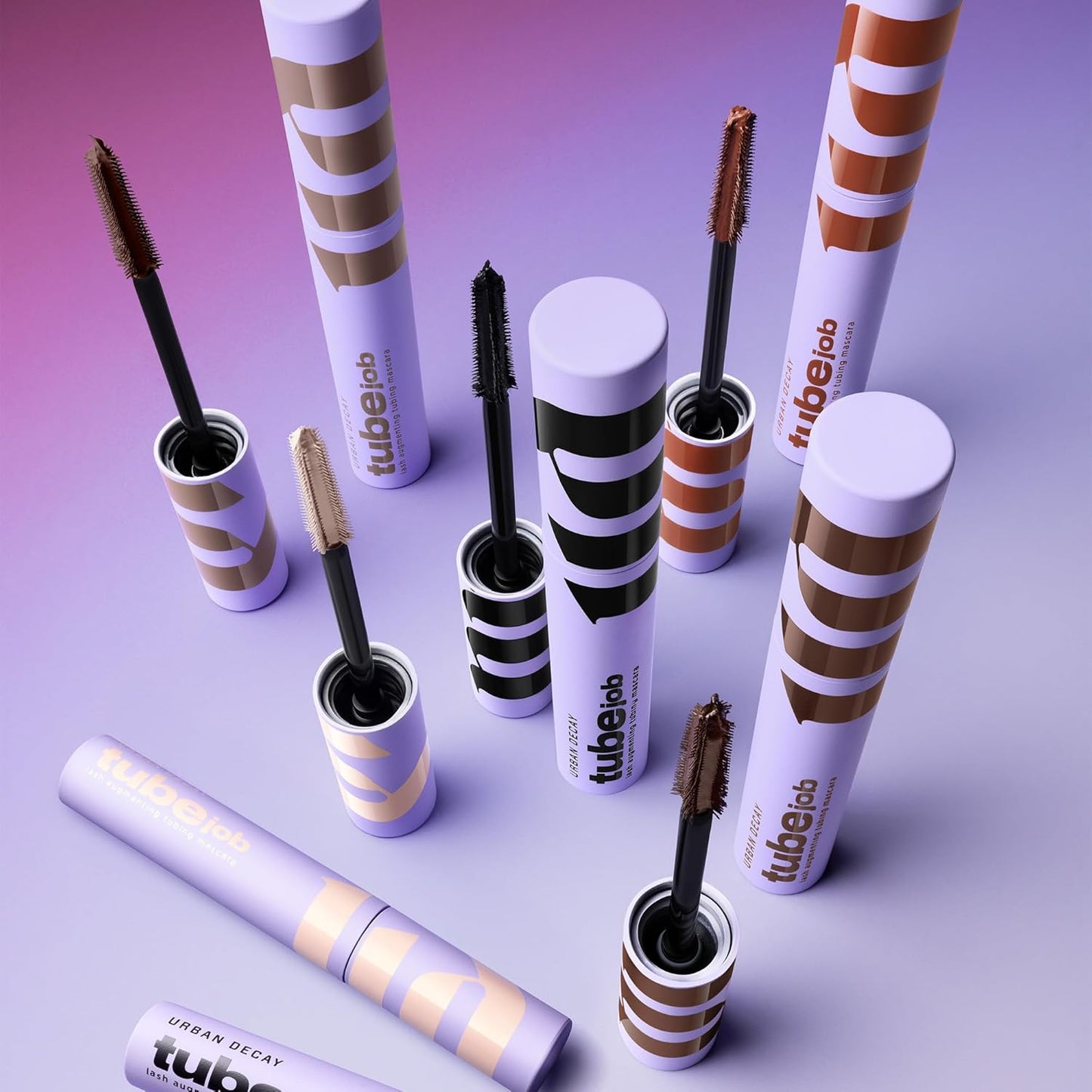 Urban Decay Tubing Mascara - 24HR Lengthening & Volumizing, Anti-Clump, Water-Resistant | Washable with Castor Oil & Peptides