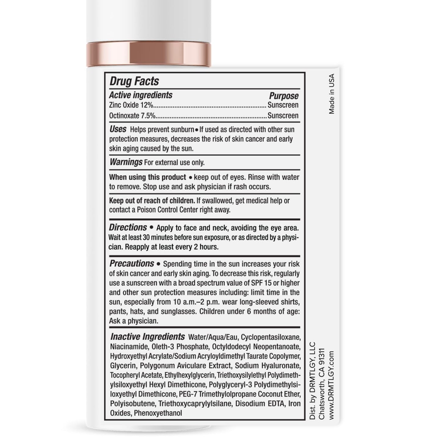 Universal Tinted Moisturizer SPF 46 - Hydrating Sunscreen with Zinc Oxide & Niacinamide | Lightweight Daily Face Cream, 1.7 oz