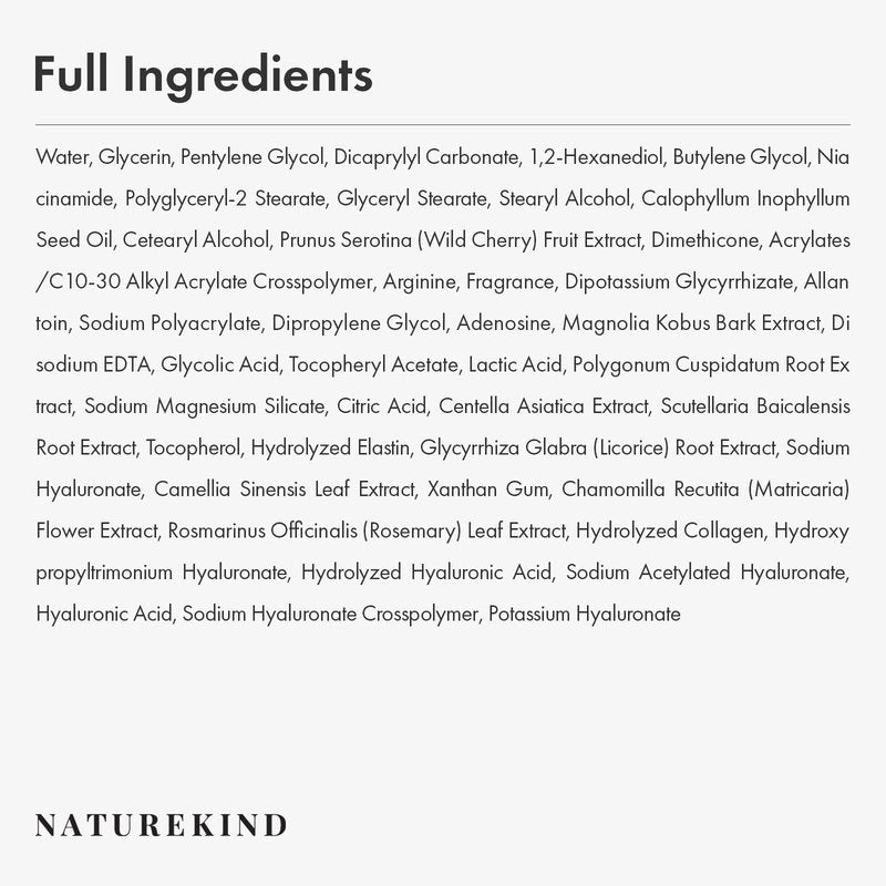 NATUREKIND Black Cherry Pore Tightening Cream, Minimize Enlarged Pores with a soft texture, Face Cream, Korean Skin Care Product 100ml, 3.38 fl. oz.