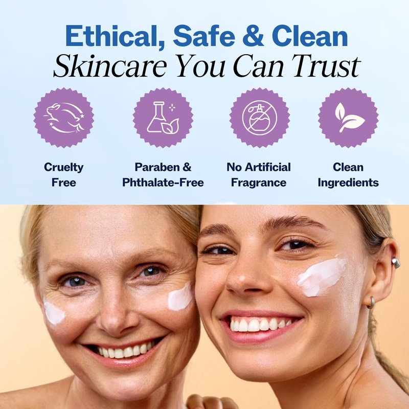 LilyAna Naturals Retinol Cream - Anti-Aging Moisturizer for Face & Neck, Made in USA, Wrinkle Reduction - 1.7oz, 2 Pack