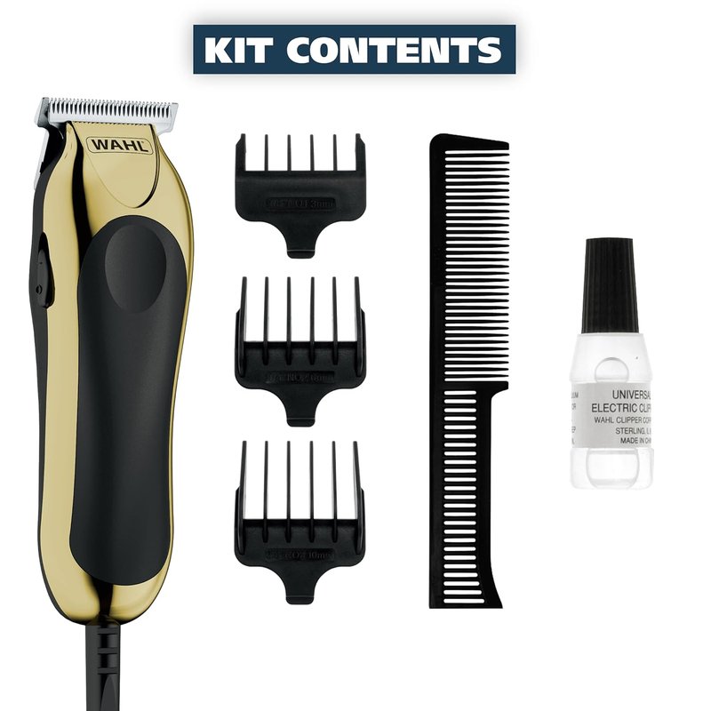 Wahl T-Pro Men's Beard Trimmer - Corded Precision Outlining with Diamond Finished T Blade | Model 9307-300