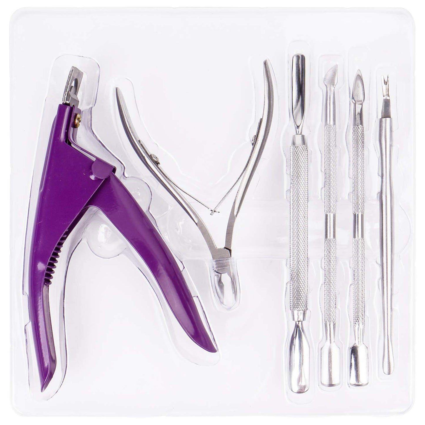 SHANY Premium Stainless Steel Manicure-Pedicure Tool Set - Complete Nail Care Kit with Cuticle Clipper, Edge Cutter & Trimmer