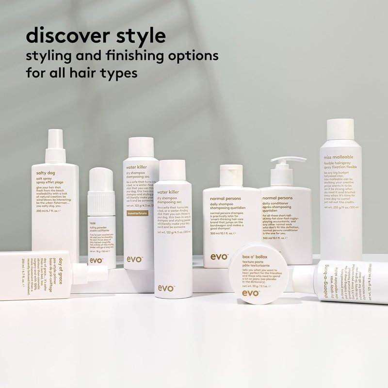 EVO Salty Dog Salt Spray - Beachy Hair Texture & Volume | Natural Matte Finish