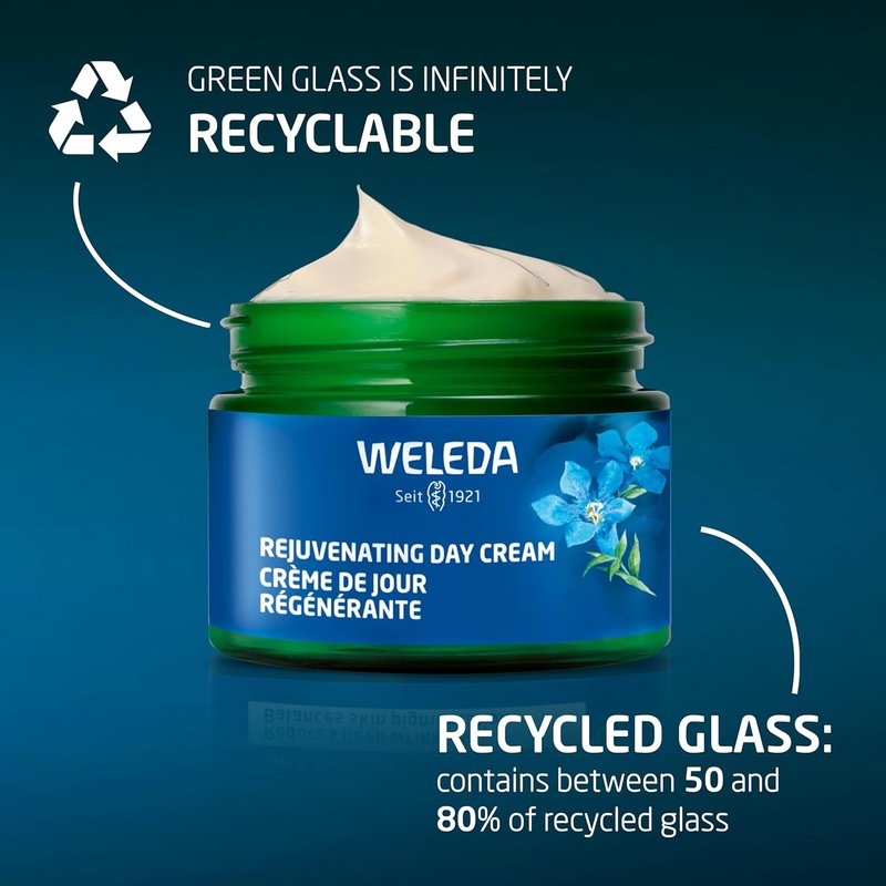 Weleda Rejuvenating Day Cream - Plant-Rich Moisturizer with Blue Gentian & Edelweiss | 1.3 Fl Oz
