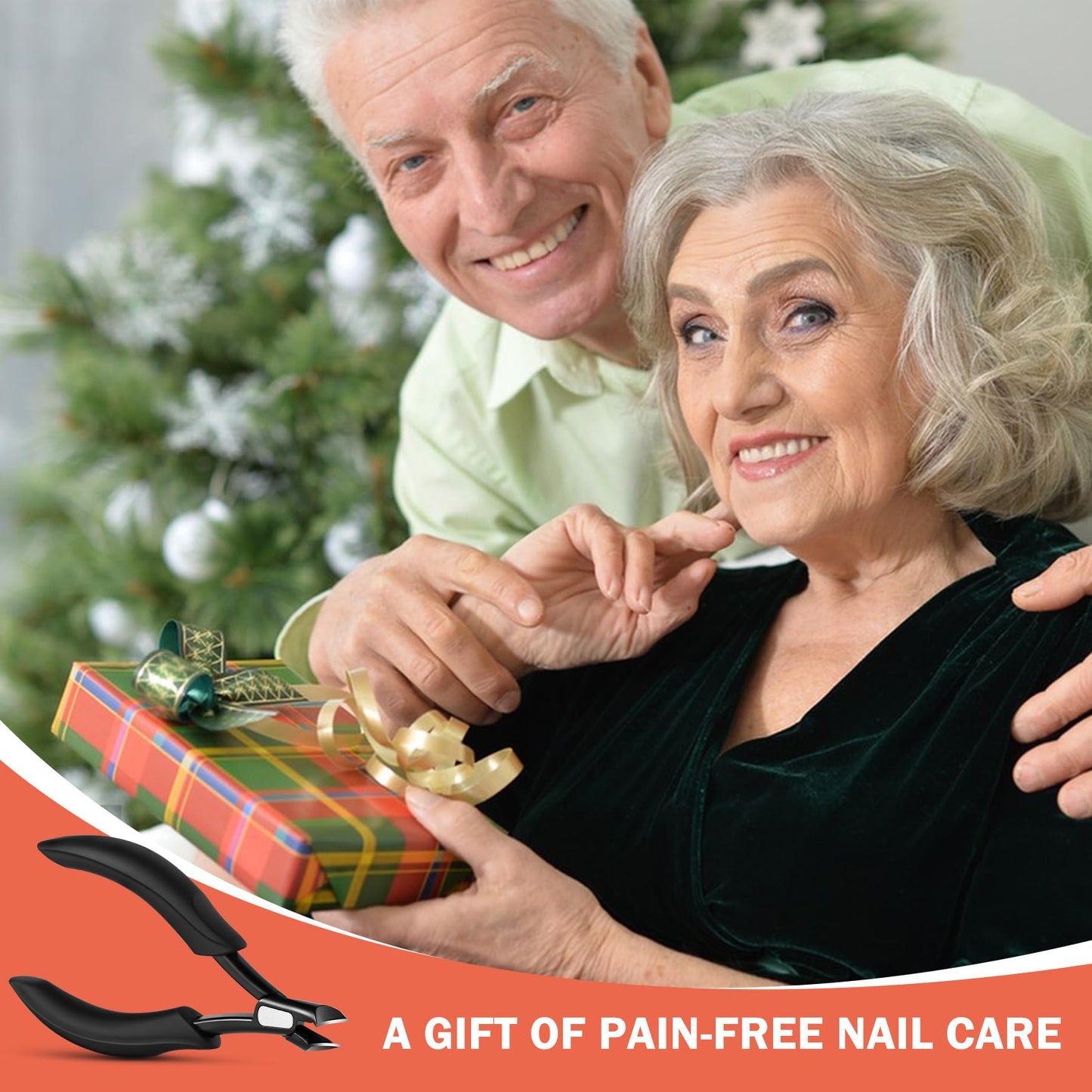 BEZOX Toenail Clipper for Seniors for Thick and Ingrown Toenails