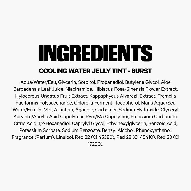 Milk Makeup Cooling Water Jelly Tint – Long-Lasting Sheer Lip + Cheek Stain with Firming Vegan Collagen + Hydrating Aloe – Transfer Proof, Buildable Lip Tint + Blush – Burst (Poppy Pink), 0.17 oz