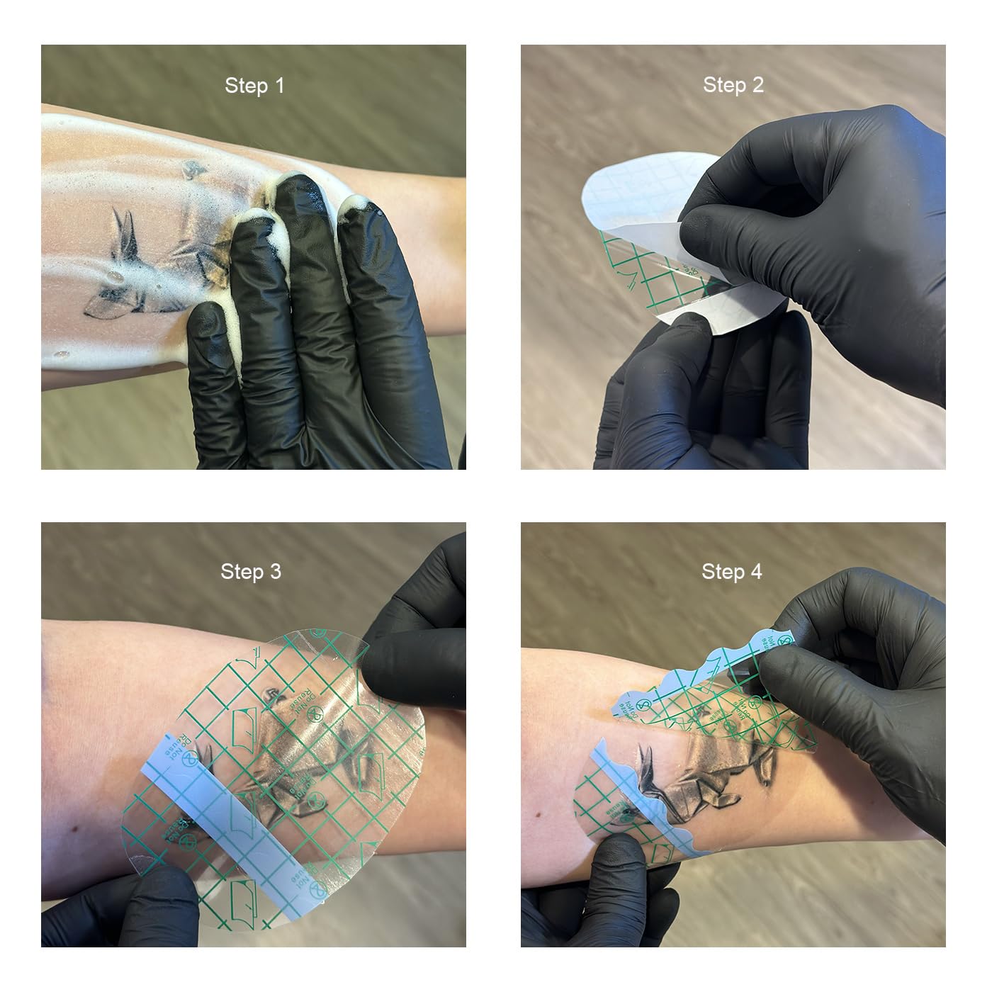 InkAlchemy Aftercare Bandage Roll 6''x10 Yard - Waterproof Clear Tattoo Bandage - Tattoo Healing Film - Tattoo Wrap - Second Skin Tattoo Bandage