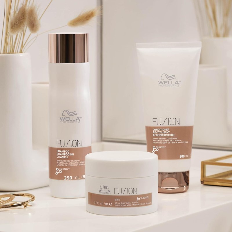 Wella Professionals Fusion Intense Repair Hair Mask - Repair Damaged Hair & Reduce Breakage | 6.8 oz
