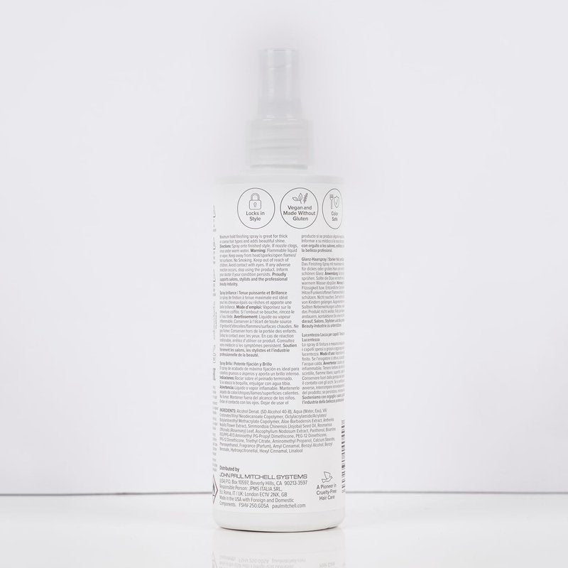 Paul Mitchell Freeze and Shine Hairspray - Maximum Hold & Shiny Finish for Coarse Hair