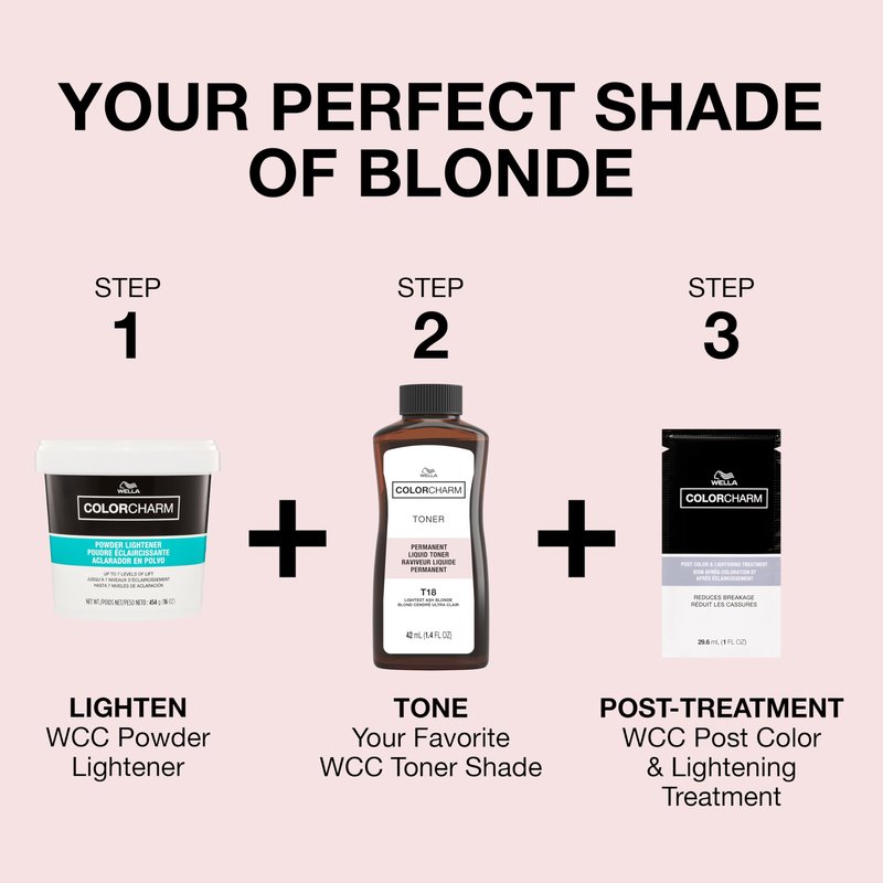 COLORCHARM Permanent Liquid Toners | Neutralize Brass | Free of Parabens | Vegan | T28 Natural Blonde | 1.4 Fl Oz