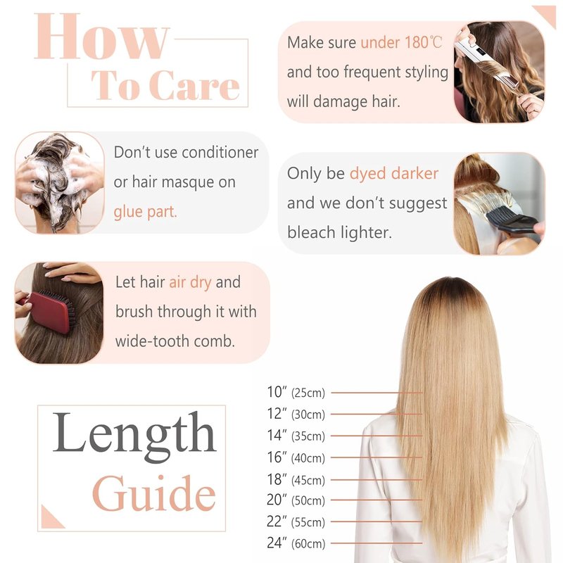 Tape In Hair Extensions - 16 Inch Black Remy Human Hair, 20pcs 50g | Straight #01 Jet Black
