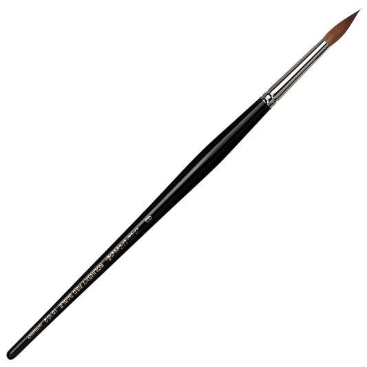 da Vinci Size 6 Acrylic Nail Brush - Round Russian Red Sable with Blue Handle