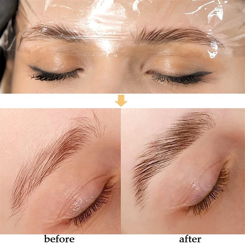 Brow Lamination Kit, KERATIN Eyebrow Lamination Kit Professional DIY Brow Lift Styling Kit For Fluffy Thicker Eyebrows, Instant Quick Perm For Brows Growth 8-weeks for Salon,Home Use