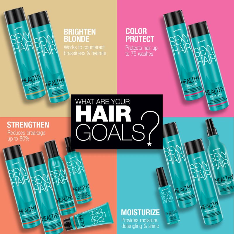 SexyHair Healthy Strengthening Shampoo for Unisex - 33.8 oz Shampoo