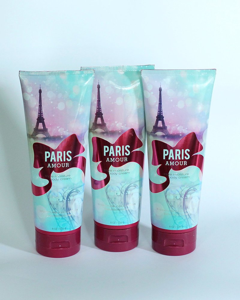 Bath and Body Works Paris Amour Body Cream Lot of 3