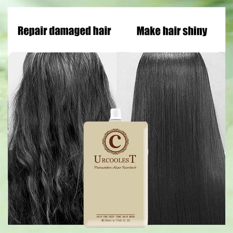 URCOOLEST Magical Hair Mask, Collagen Hair Mask, 200ml, Molecular Repair Advanced Molecular Deep Conditioning for Treatment Softness Hydration Shine, 1Pcs