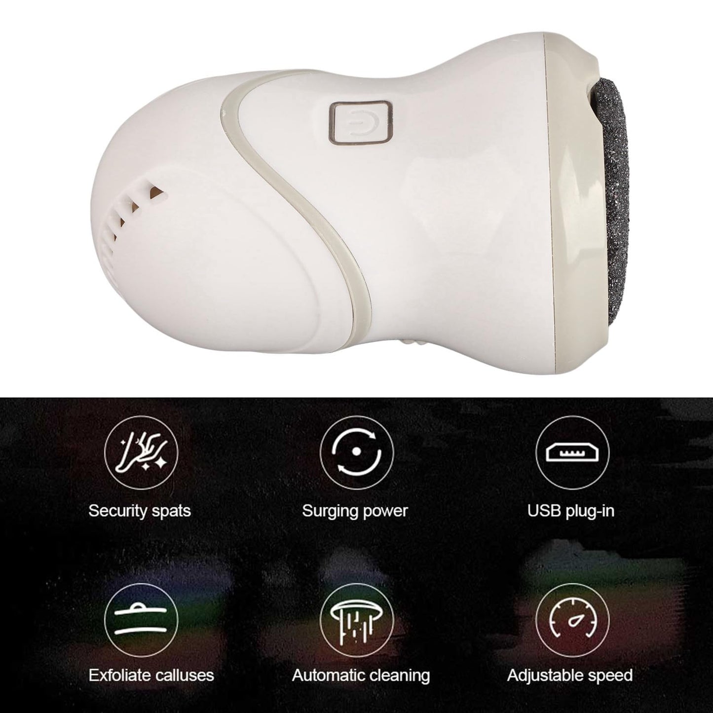 Electric Foot Grinder, Vacuum Skin Friendly Foot Callus Remover for Bedroom