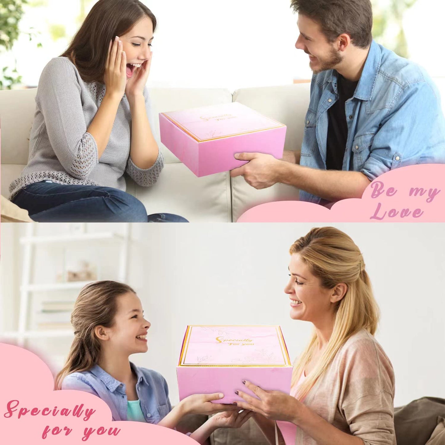 Birthday Gifts for Women-Best Relaxing Spa Gift Box Basket for Wife Mom Sister Girlfriend Daughter Best Friend Mother-Happy Birthday Gifts for Women -Unique Wine Tumbler Spa Bath Set (Rose Gold)