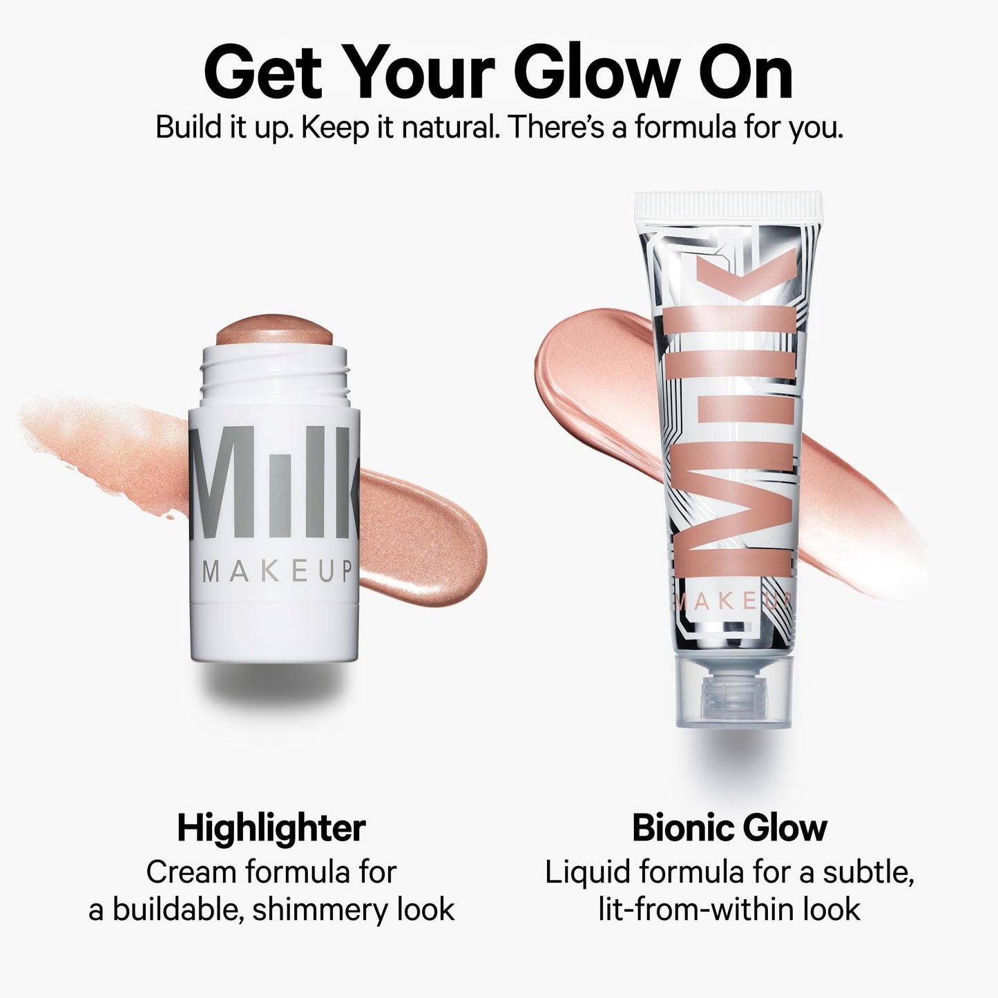 Milk Makeup Bionic Glow Liquid Illuminator, Reality (Luminous Bronze) - 0.91 fl oz - Delivers Hydrating, Natural Glow for Face & Body - Blendable & Buildable - Weightless - Vegan, Cruelty Free