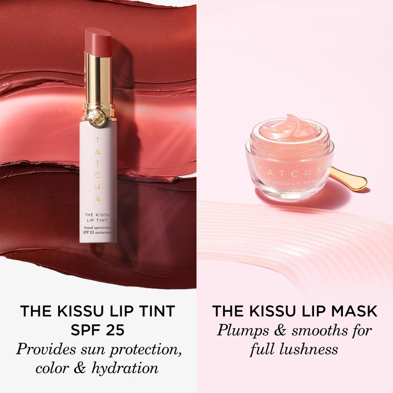 TATCHA The Kissu Lip Tint SPF 25 - Midnight Lily | Hydrating Tinted Lip Sunscreen. 0.14 oz