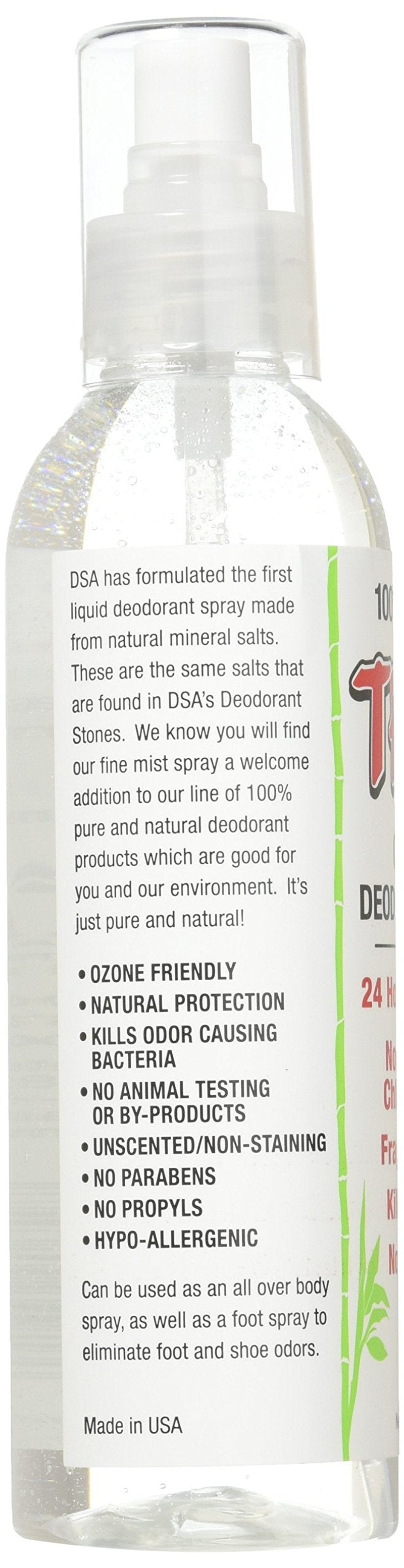 Thai Deodorant Stone Crystal Deodorant Mist, 8 Oz (Pack of 6)