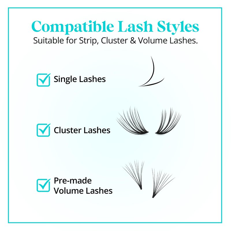 #1 Eyelash Extension Regular Eyelash Glue - Professional Lash Glue for Individual Flare Lashes, False Eyelash Adhesives - Long Lasting Waterproof Black, 4-5 Sec Dry, Licensed Use 10ml