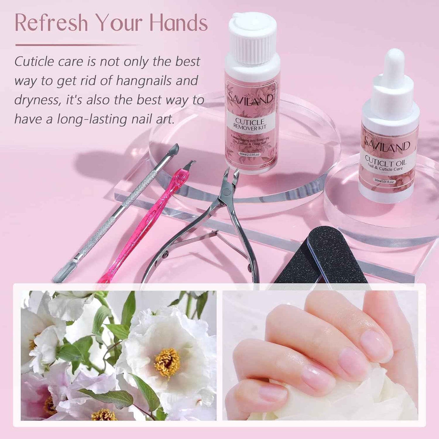 Nail Drill & Cuticle Remover Kit with Nourishing Cuticle Oil - Professional Manicure Set
