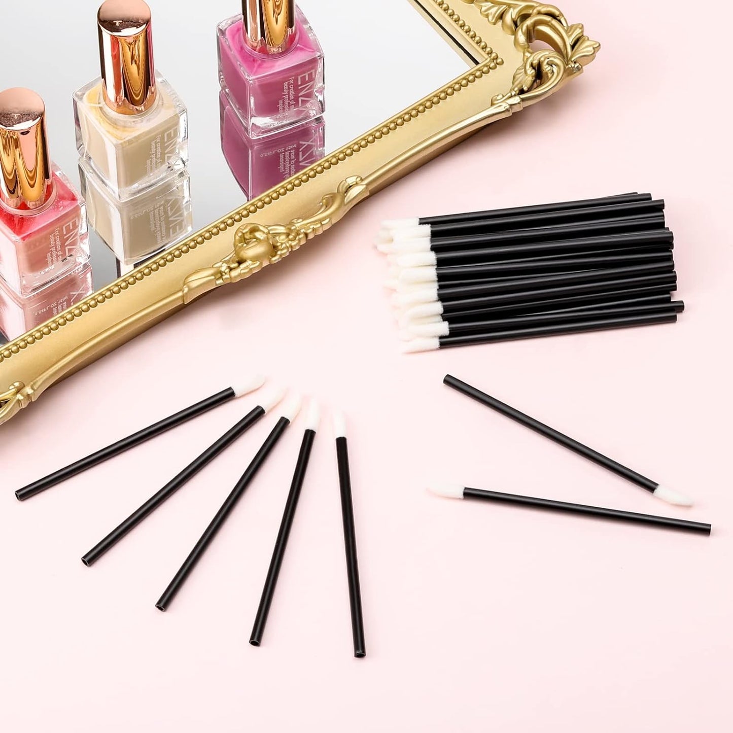 Disposable Lip Wands - 700 Pcs Lint-Free Lip Brushes for Lipstick & Gloss Application | Makeup Tool