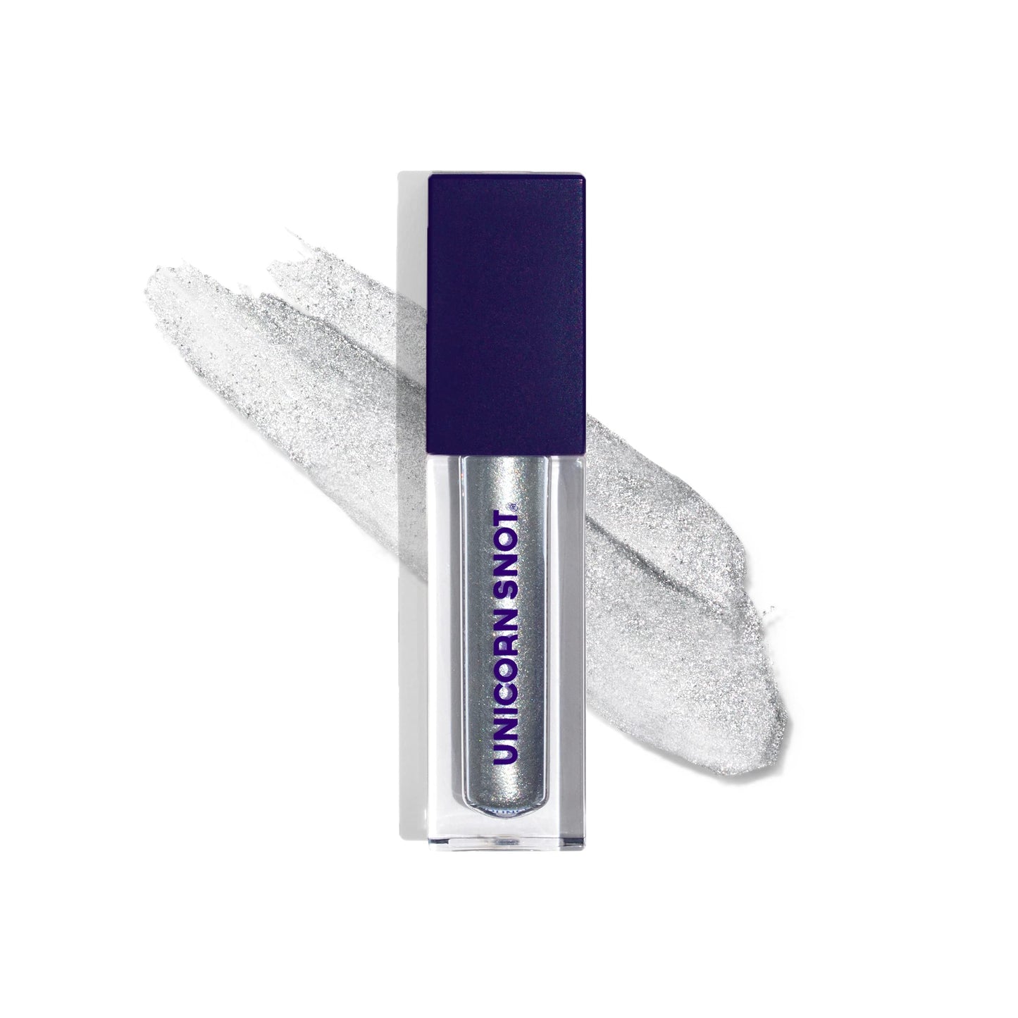 UNICORN SNOT Eyelighter: Liquid Eyeshadow | Makeup Buildable Glitter Eyeshadow | Metallic Eyes | Cruelty Free, 0.17oz/5mL (Bounce/Silver)