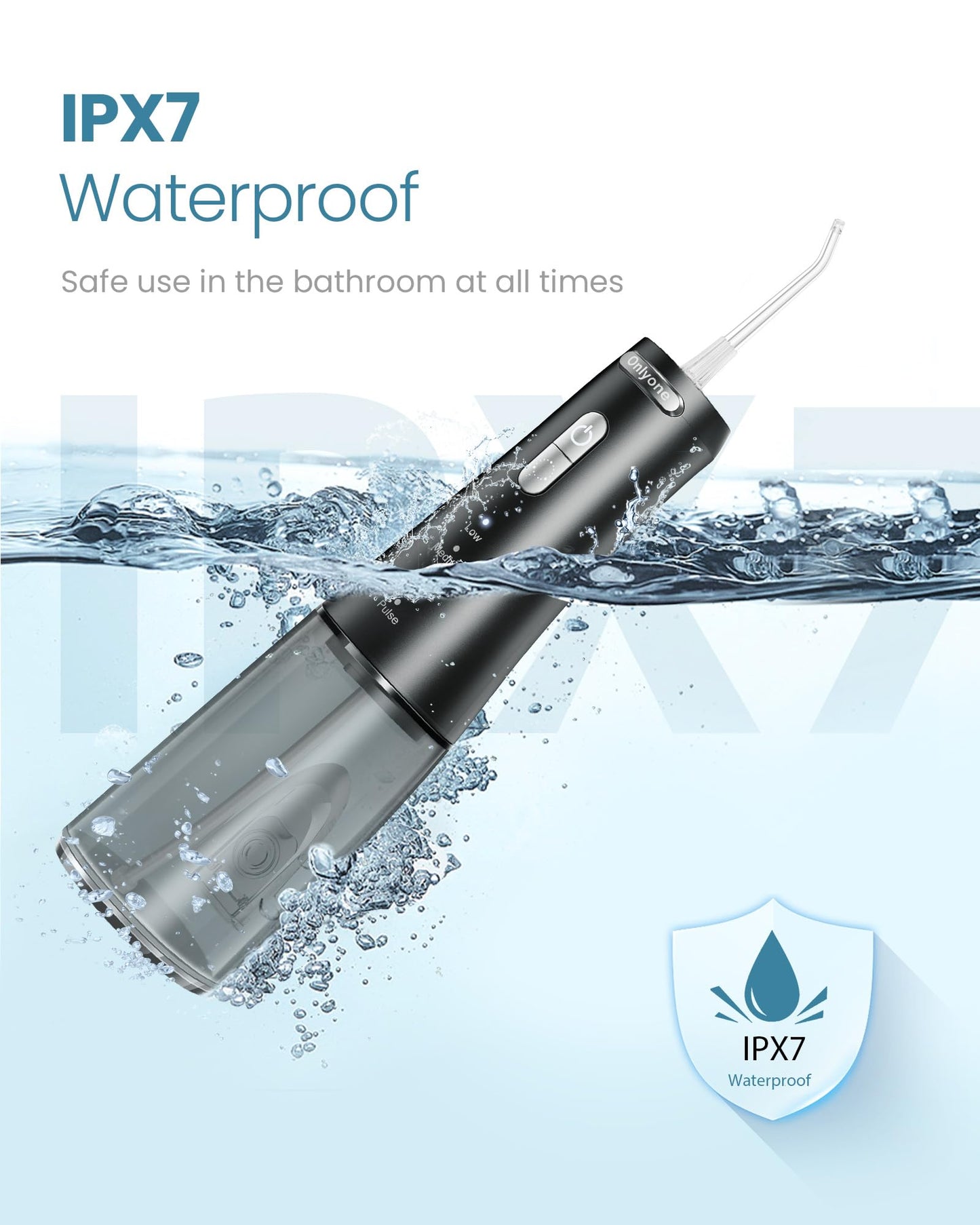 Onlyone Water Dental Flosser,Portable Oral Irrigator