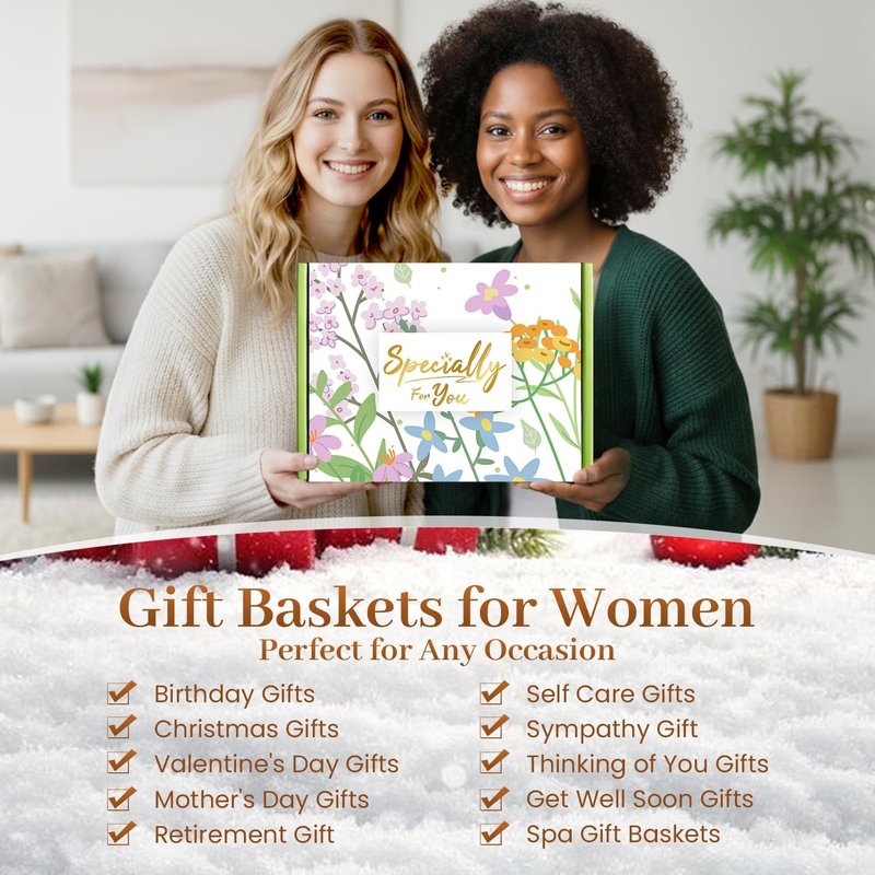 Unique Mother's Day Gifts | Relaxing Spa Gift Basket for Mom, Wife, Grandma - Thoughtful Care Package