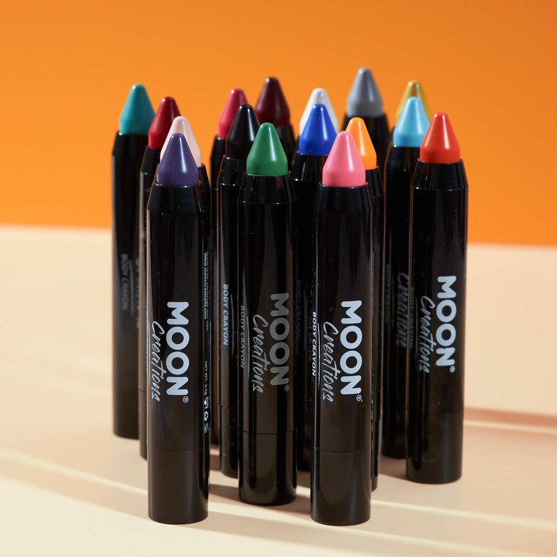 Face Paint Stick / Body Crayon makeup for the Face & Body by Moon Creations - 0.12oz - Pale Skin