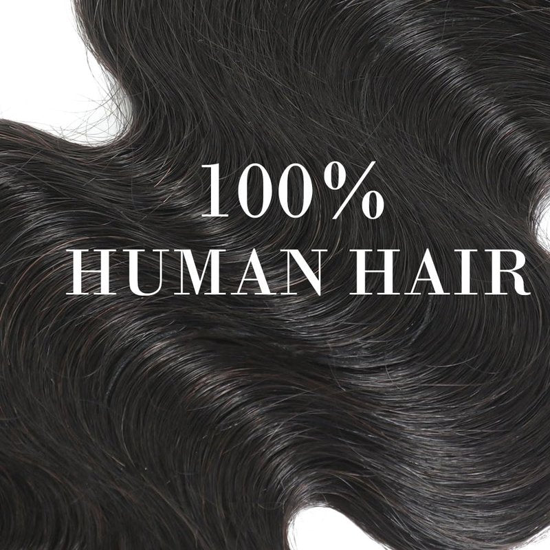 AIWET Body Wave Clip in Hair Extensions Real Human Hair, 8Pcs 120g Wavy Human Hair Clip in Extensions for Women 12A Brazilian Virgin Wavy Human Hair Extensions Clip ins Natural Black (#1B,16 Inch)