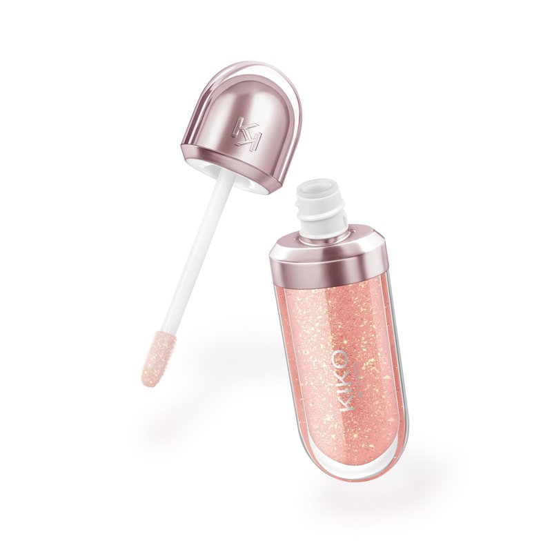 Kiko Milano 3D Hydra Lip Oil – Hydrating, Nourishing, High-Shine Lip Treatment, Non-Sticky, Moisturizing Formula with Vitamin E – 02 Atomic Orange – 6.5ml